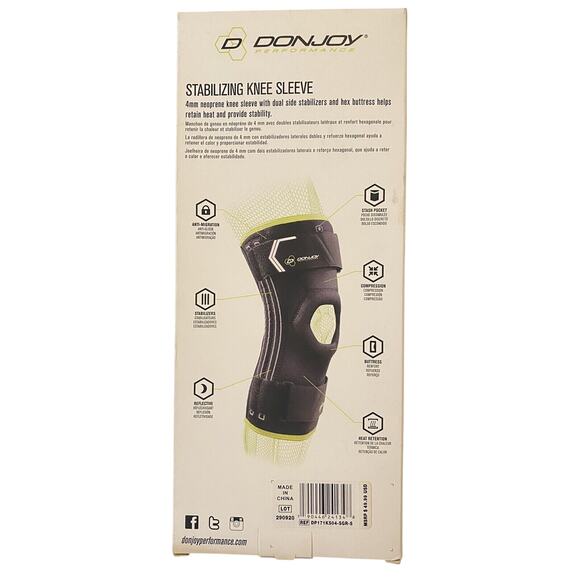 Donjoy Stabilizing Knee Sleeve Small - Picture 2 of 5